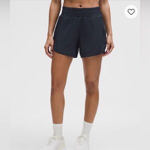 Lululemon track that high rise short 3”
